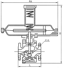 ZZVP自力式微壓調(diào)節(jié)閥結(jié)構(gòu)圖 ZZVP自力式微壓調(diào)節(jié)閥結(jié)構(gòu)圖