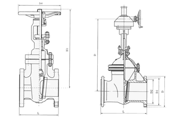 Z41W-150/300/600LB 美標(biāo)法蘭閘閥 Z41W-150/300/600LB 美標(biāo)法蘭閘閥